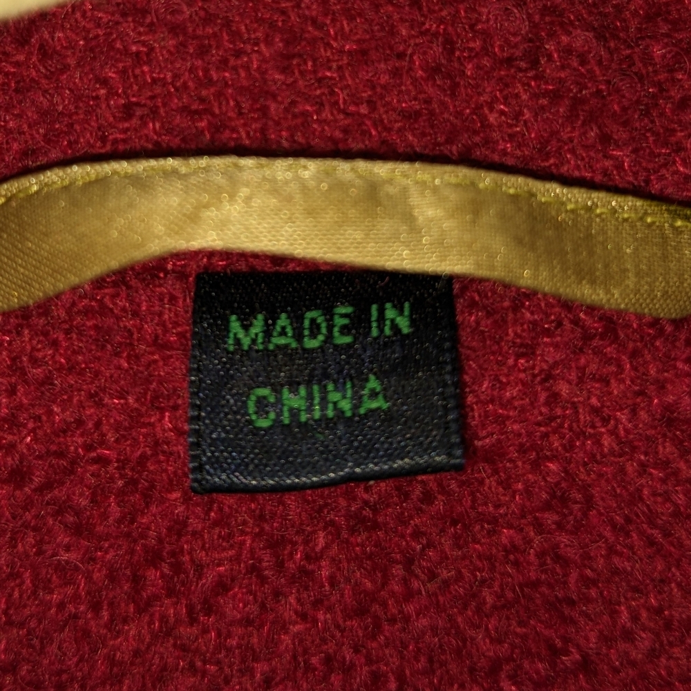 Boden Fuchsia Wool Blend Bouclé Cropped Jacket, Size 8 - Picture 6 of 8